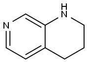 1,2,3,4-四氢-1,7-吡啶并吡啶, 13623-86-4, 结构式