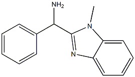 (1-甲基-1H-苯并咪唑-2-基)Β-苄胺, 13745-37-4, 结构式