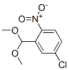 4-氯-2-(二甲氧基甲基)-1-硝基苯, 13796-06-0, 结构式