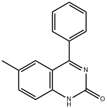 6-甲基-4-苯基喹唑啉-2(1H)-酮, 13961-64-3, 结构式