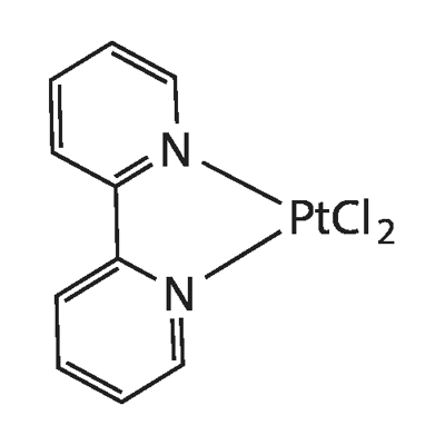 (2,2`-联吡啶)二氯化铂(II), 13965-31-6, 结构式