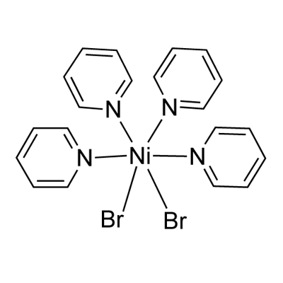 二溴四(吡啶)镍, 14129-04-5, 结构式