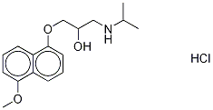 5-Methoxy Propranolol Hydrochloride, 14133-98-3, 结构式