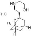 1-(2-(2-羟基乙基氨基)乙基)金刚烷盐酸盐, 14208-99-2, 结构式