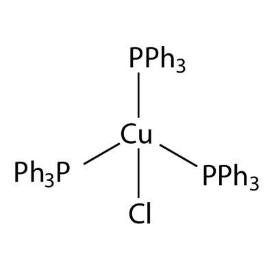 氯化三(三苯基膦)铜(I), 15709-76-9, 结构式