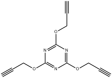 2,4,6-三S(丙-2-炔-1-基氧基)-1,3,5-三嗪, 15911-93-0, 结构式