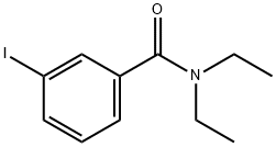 N,N-二乙基-3-碘苯甲酰胺, 15930-60-6, 结构式