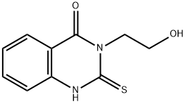 3-(2-羟基乙基)-2-硫烷基-3,4-二氢喹唑啉-4-酮, 16024-85-4, 结构式