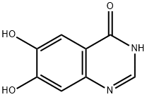 6,7-二羟基喹唑啉-4(3H)-酮, 16064-15-6, 结构式