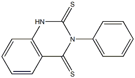 3-Phenyl-2,4(1H,3H)-quinazolinedithione, 16081-93-9, 结构式