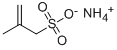 AMMO<i></i>NIUM 2-METHYLALLYLSULFONATE, 16083-28-6, 结构式