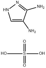 1H-pyrazole-3,4-diamine sulfate, 16258-80-3, 结构式