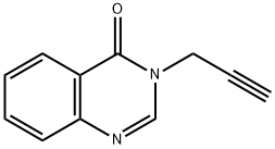 3-(2-丙炔基)喹唑啉-4(3H)-酮, 16347-56-1, 结构式