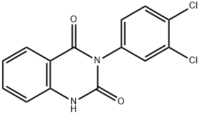 3-(3,4-二氯苯基)喹唑啉-2,4(1H,3H)-二酮, 16395-11-2, 结构式