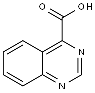 喹唑啉-4-羧酸, 16499-51-7, 结构式