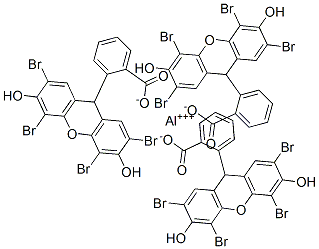 颜料红 90:1 铝色淀[CI 45380:3], 16508-80-8, 结构式