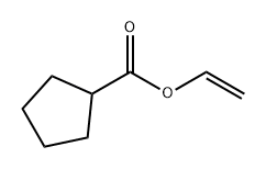 Cyclopentanecarboxylic acid vinyl ester, 16523-06-1, 结构式