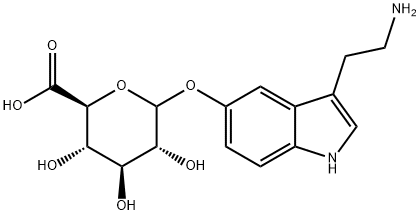 Seroto<i></i>nin β-D-Glucuronide, 18186-43-1, 结构式