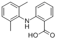 2-((2,6-二甲基苯基)氨基)苯甲酸, 18201-61-1, 结构式