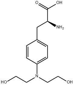 rac-Melphalan EP Impurity A DiHCl (Dihydroxy Melphalan DiHCl), 18316-80-8, 结构式