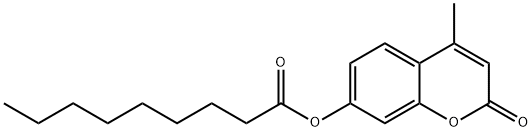 4-METHYLUMBELLIFERYL NONANOATE, 18319-93-2, 结构式