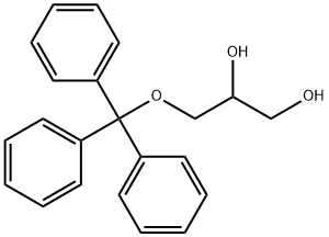 RAC-1-O-TRITYLGLYCEROL, 18325-46-7, 结构式