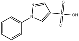 1-PHENYLPYRAZOLE-4-SULFO<i></i>NIC ACID, 18336-36-2, 结构式