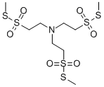 TRIS-(2-METHANETHIOSULFONYLETHYL)AMINE, 18365-77-0, 结构式