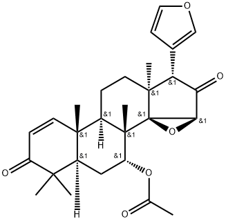 epoxyazadiradione, 18385-59-6, 结构式