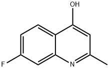 7-氟-4-羟基-2-甲基喹啉, 18529-03-8, 结构式