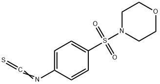 4-(4-硫代异氰酸酯基苯基)磺酰基吗啉, 100060-98-8, 结构式