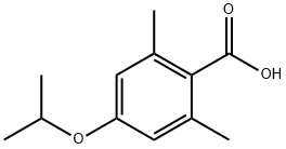 4-异丙氧基-2,6-二甲基苯甲酸, 100256-93-7, 结构式