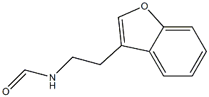 N-(2-(苯并呋喃-3-基)乙基)甲酰胺, 100480-86-2, 结构式
