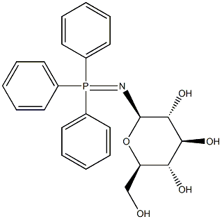 N-(Β-D-吡喃葡萄糖基)三苯基膦酰亚胺, 100639-11-0, 结构式