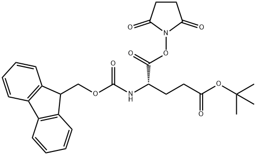FMOC-GLU(OTBU)-OSU, 101214-22-6, 结构式