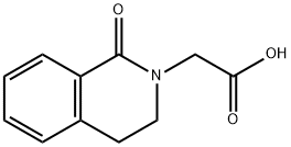 2-(1-氧代-1,2,3,4-四氢异喹啉-2-基)乙酸, 101301-18-2, 结构式