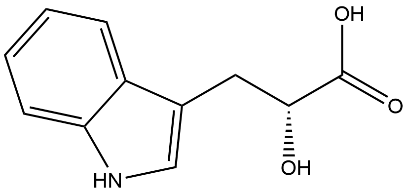 (R)-吲哚-3-乳酸, 101312-07-6, 结构式