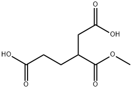 3-(甲氧基羰基)己二酸, 101568-03-0, 结构式