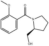 (S)-()-1-(2-甲氧基苯甲酰)-2-吡咯烷甲醇, 102069-83-0, 结构式