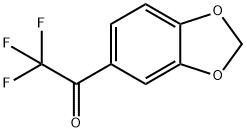1-(1,3-二噁英丹-5-基)-2,2,2-三氟乙基-1-酮, 102124-73-2, 结构式