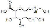 1-O-(二羟基甲基硅烷基)-BETA-D-甘露吡喃糖醛酸, 102397-69-3, 结构式