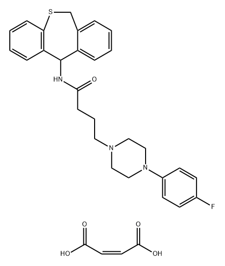 MO<i></i>NATEPIL 马来酸盐, 103379-03-9, 结构式