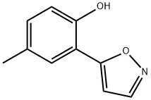 2-(5-ISOXAZOLYL)-4-METHYLPHENOL, 104516-57-6, 结构式