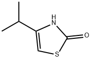 4-(丙-2-基)-2,3-二氢-1,3-噻唑-2-酮, 104514-85-4, 结构式