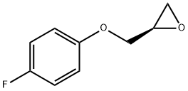 (R)-2-((4-FLUOROPHENOXY)METHYL)OXIRANE, 104605-97-2, 结构式