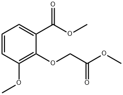 3-甲氧基-2-(2-甲氧基-2-氧乙氧基)苯甲酸甲酯, 104796-24-9, 结构式