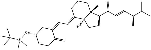 叔丁基(((S,Z)-3 - ((E)-2 - ((1R,3AS,7AR)-1 - ((2R,5R,, 104846-62-0, 结构式