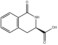 (3R)-1,2,3,4-四氢-1-羰基-3-异喹啉羧酸, 104974-47-2, 结构式