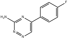 5-(4-氟苯基)-1,2,4-三嗪-3-胺, 107128-47-2, 结构式