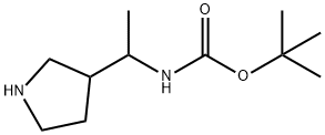 3-(1-(BOC-氨基)乙基)-吡咯烷, 107258-90-2, 结构式